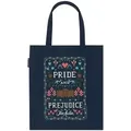 Puffin in Bloom: Pride and Prejudice Tote Bag