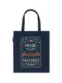 Puffin in Bloom: Pride and Prejudice Tote Bag