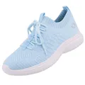 DOCKERS by Gerli Damen Slip-On Schuhe Barfußschuhe Sneaker Freizeitschuhe, Farbe:Blau (Baby Blau 620), Größe:EUR 40
