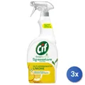 3x Cif Sgrassatore Trigger 650 Ml Grün Limone