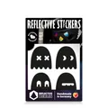 Reflective Berlin Decals Reflexaufkleber Ghost Schwarz Einheitsgröße