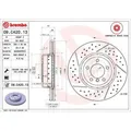 2x Bremsscheibe BREMBO 09.C420.13 passend für BMW