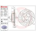 BREMBO 2x Bremsscheibe vorne Ø338 mm Geschlitzt/Gelocht für BMW 1er E87 116i