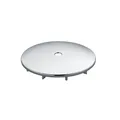 KLUDI Tasso 90 Duschablauf Abdeckung, Wannenabläufe, 116 mm Duschablauf Deckel, Duschdeckel für Dusche und Badewanne, Duschabfluss Abdeckung in Chrom, 7137005-00