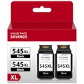 Economink 545XL Schwarz, Kompatibel mit Canon 545 / PG-545, Hohe Kompatibilität mit Canon Pixma TS3350 TS3150 TS3450 TR4550 MX495 MG2555 MG3050, Druckerpatronen (2 Schwarz)