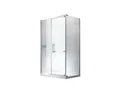 Glaszentrum Hagen - 120x90x195 cm - Hephaistos "Frost" Duschkabine Dusche