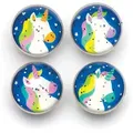 Flummi Einhorn mit Glitzer (pro Set 8) Mitgebsel