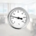 Rohranlegethermometer mit Federhalterung für Heizung Klima Edelstahl Thermometer