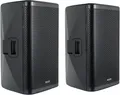 Pronomic C-215 MA Aktivboxen Set - 15 Zoll PA Lautsprecher mit 2000 Watt Leistung, integrierter Endstufe, Stereo-System, robuste Bauweise für Bühne DJ und Events - Schwarz