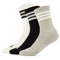 adidas - 3-Stripes Essential Concept Crew 3-Pack - Multifunktionssocken 43-45 | EU 43-45 grau