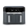 Tefal Dual Easy Fry XXL fettfreie Fritteuse, 11 l, 7 Programme, grau