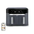 Fettfreie Fritteuse TEFAL EY942B XXL 11 l 2700 W Zweikammer-Heißluftfritteuse