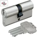 BASI Profilzylinder V50, Gleichschließend, Längen frei kombinierbar, (Packung, 1-St), Doppelzylinder 35/35 mm, Not- und Gefahrenfunktion, 3 Schlüssel Doppelzylinder N+G - 35/35 mm