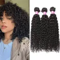 RICHAIR - Brasilianische Locken, 30,48 cm, 3 Stück, brasilianisches Haar, natürlich, schwarz, 50 g/Stück (insgesamt 150 g)