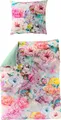 BIERBAUM Wendebettwäsche Colorful Flowers, Mako-Satin, 2 teilig, mit floralem Digitalprint