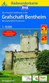 Radwanderkarte BVA Radwandern in der Grafschaft Bentheim 1:50.000, reiß- und wet