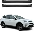 Dachträger Grundtäger für Toyota RAV4 XA40 2012-2015 75kg Alu Schwarz 2 tlg
