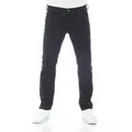 Lee® Straight-Jeans Herren Jeanshose Daren Zip Fly Regular Fit Denim Hose mit Stretch schwarz 38W / 32L