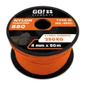 Paracord 550 Typ III | ø 4mm - 11 Kerne - max. 250 kg | 100% Nylonschnur - reißfest & extrem stabil | Nylonseil, Allzweckseil, Reepschnur & Outdoor Seil
