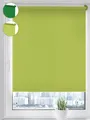Sonello Verdunkelungsrollo Klemmfix ohne Bohren 35 x 130 Olivgrün Verdunklungsrollo Fensterrollo Rollo Seitenzugrollo Klemmrollo für Fenster & Tür