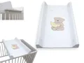 Wickeltisch Wickelbrett Wickelplatte Wickeltischauflage 80x50 cm Phthalatfrei weiss
