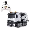 JAMARA Fahrmischer Mercedes-Benz Arocs Liebherr 1:20 2,4GHz Baufahrzeuge weiss