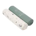LÄSSIG Mulltücher 2 Stk Garden Explorer Traktor 120x120