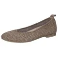Caprice CAP Memo/rem.f. mit Blockabsatz Blockabsatz Ballerina CAP Memo/rem.f. braun 41 EU