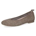 CAPRICE Damen Ballerinas mit Absatz, Braun (MUD Comb), 41