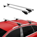 Menabo Dachträger Grundtäger für Universal für Autos 75kg Aluminium Silber 2 tlg