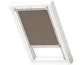 VELUX Dachfenster Wabenplissee muscat mit grauem Alu-Rahmen solarbetrieben FSC M