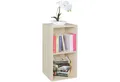 Wohnling Standregal WL5.176 WL5.176 Holz 30x60x30 cm Modern Sonoma Regal Klein, 30x60x30 cm Modern Sonoma Eiche, Regal Klein, Ablageregal 2 Fächer, Bücherregal Nischenregal