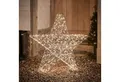 Lights4fun LED-Stern für außen 82cm Bicolor LED Stern Weihnachtsdeko außen, LED fest integriert, Weihnachtsbeleuchtung, (H) 82 x (B) 82 x (T) 22cm