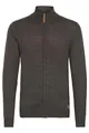Blend BHNorman Herren Strickjacke Cardigan Feinstrick Pullover mit Stehkragen Reißverschluss Rippbündchen Baumwollmischung Regular fit, Größe:XXL, Farbe:Charcoal (70818)