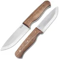 NATURENSÖHNE MK III Outdoormesser 42a Full Tang 12C27 Holzgriff Braun 02NA001