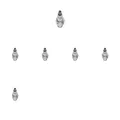 6 x Zündkerze BOSCH für ABARTH, ALFA ROMEO, ALPINE, ASTON MARTIN