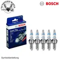 BOSCH 5x Zündkerzen für ABARTH ALFA ROMEO ALPINE ASTON MARTIN AUDI BMW