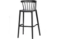 WOOOD Barhocker Barstuhl Barhocker Outdoor Bliss Kunstoff Gastro Taupe Rot Schwarz
