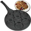 Smiley Emoji Pfannkuchen Pfanne Ø26cm Alu Guss Pancake Pfanne Bratpfanne Crepepfanne Antihaft Pfannkuchenpfanne Spiegeleipfanne Retoo