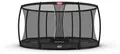 BERG Bodentrampolin Champion InGround 430 + Sicherheitsnetz Deluxe Grau