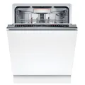 Bosch SBD8TCX04E, Serie 8, Smarter XXL-Geschirrspüler Vollintegriert 60 cm, Besteckschublade, Spülmaschine Made in Germany, Zeolith Trocknung, starke Reinigung, besonders Leise, Rackmatic, AquaStop