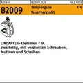 Lindapter Klemmen ART 82009 GTF 9 M12 galv. verzinkt, komplett S