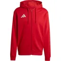 Adidas Entrada 26 Full Zip Hoodie - rot