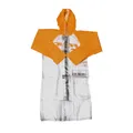 Regenjacke lang RFX Race (Transparent/ Orange) - Größe M