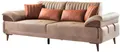 Xlmoebel 3-Sitzer Elegantes Ledersofa in modernem Design mit hohem Sitzkomfort, Hergestellt in Europa