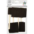 5903714508471 Pędzle gąbkowe płaskie 4szt. TITANUM CRAFT-FUN SERIES HASTA