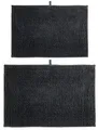 MSV Chenille Badvorleger Langflor Badvorleger Set 2 teilig 40x60 cm + 60x90 cm Grau