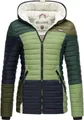 Navahoo Steppjacke Multikulti stylische Colorblocking Übergangsjacke m. Kapuze