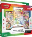 Pokemon – Erste-Partner-Kollektion Serie 1 – DE Promos + 2 Booster + Sticker NEU