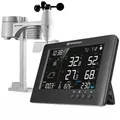 BRESSER BRESSER WLAN-7-in-1-Funk-Wetterstation TB Funkwetterstation schwarz